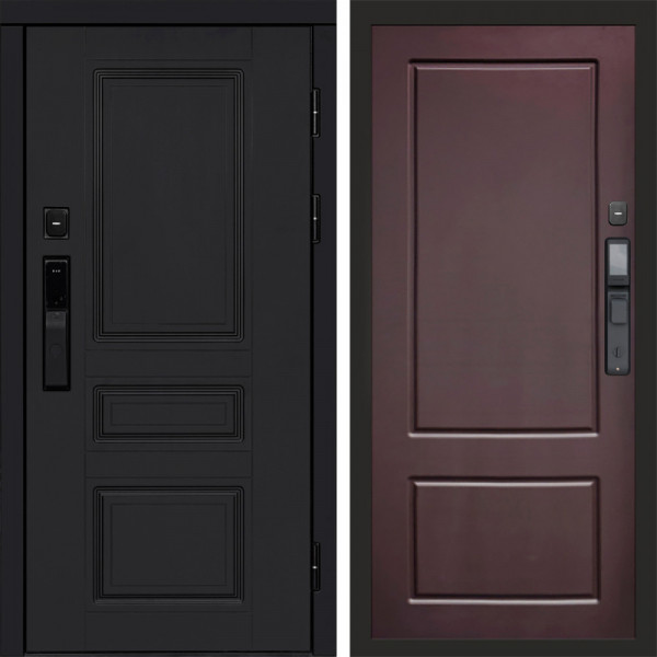 Входная дверь Termo-Door Смарт Орегон Black - Марсель Шоколад