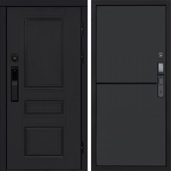 Входная дверь Termo-Door Смарт Орегон Black - Нео Графит