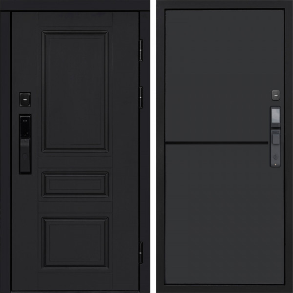 Входная дверь Termo-Door Смарт Орегон Black - Нео Графит