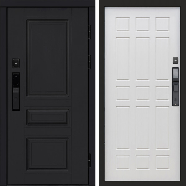 Входная дверь Termo-Door Смарт Орегон Black - Спарта лиственница
