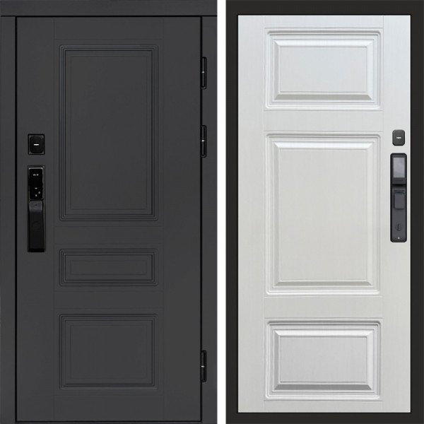 Входная дверь Termo-Door Смарт Орегон Графит - Лион Лиственница