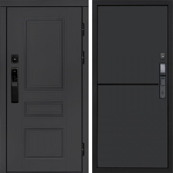 Входная дверь Termo-Door Смарт Орегон Графит - Нео Графит