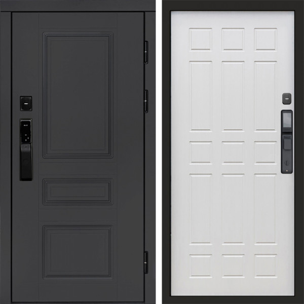 Входная дверь Termo-Door Смарт Орегон Графит - Спарта лиственница