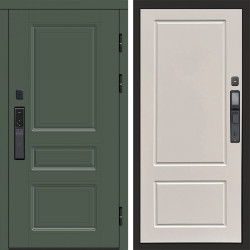 Входная дверь Termo-Door Смарт Орегон Green - Марсель Слоновая кость