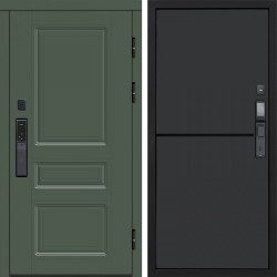 Входная дверь Termo-Door Смарт Орегон Green - Нео Графит