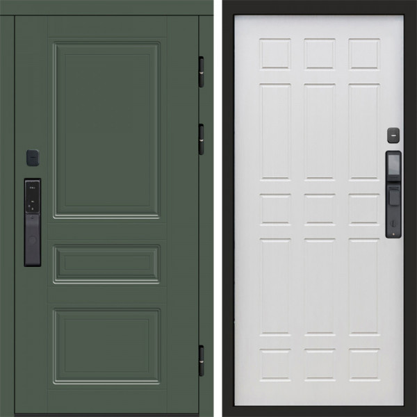 Входная дверь Termo-Door Смарт Орегон Green - Спарта лиственница
