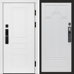 Входная дверь Termo-Door Смарт Орегон White - Арка белое дерево