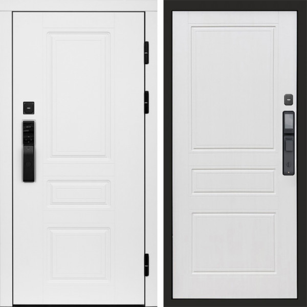 Входная дверь Termo-Door Смарт Орегон White - Классика белое дерево