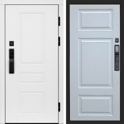 Входная дверь Termo-Door Смарт Орегон White - Лион Белый софт