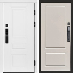 Входная дверь Termo-Door Смарт Орегон White - Марсель Слоновая кость