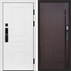 Входная дверь Termo-Door Смарт Орегон White - Porte Шоколад