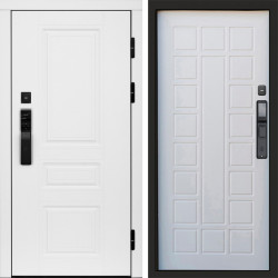 Входная дверь Termo-Door Смарт Орегон White - Престиж белое дерево