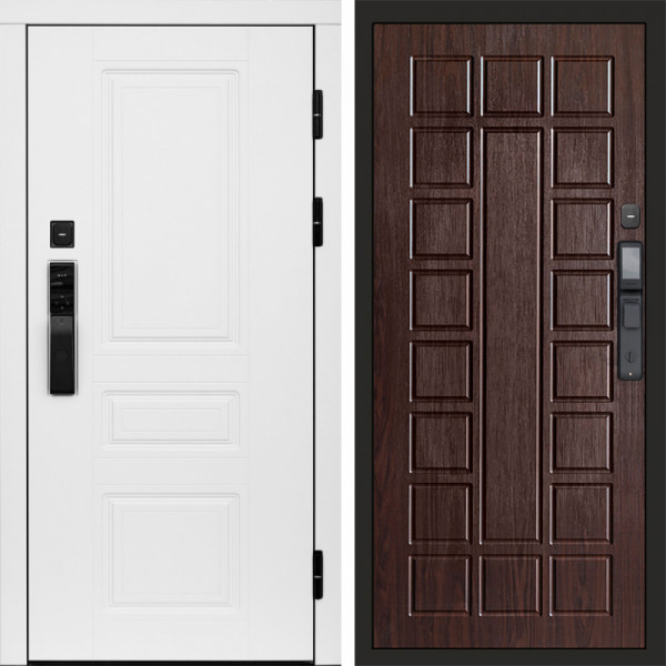 Входная дверь Termo-Door Смарт Орегон White - Престиж венге