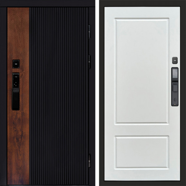Входная дверь Termo-Door Смарт Престиж - Марсель Белый софт