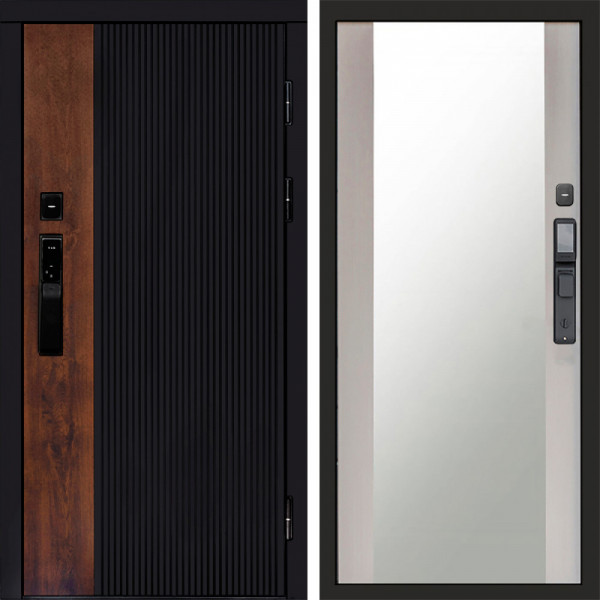Входная дверь Termo-Door Смарт Престиж - Зеркало лиственница