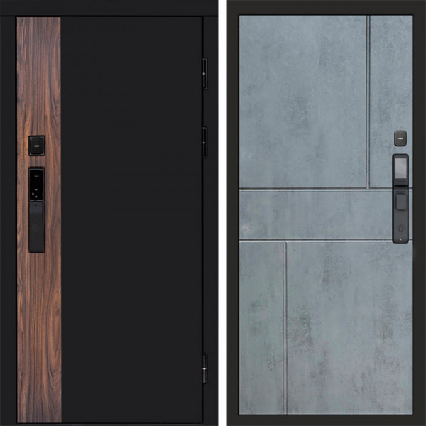 Входная дверь Termo-Door Смарт Тор - Горизонт бетон темный