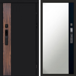 Входная дверь Termo-Door Смарт Тор - Зеркало Фацет Черный кварц