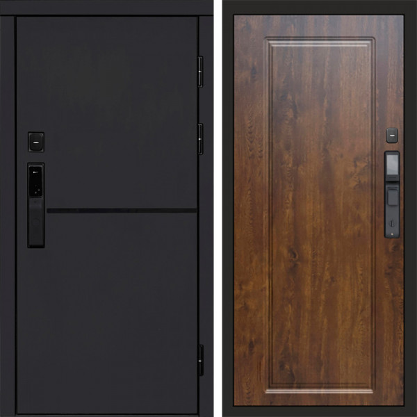 Входная дверь Termo-Door Смарт Тренд Black - Гранд Дуб