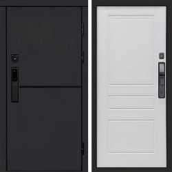 Входная дверь Termo-Door Смарт Тренд Black - Классика белый матовый