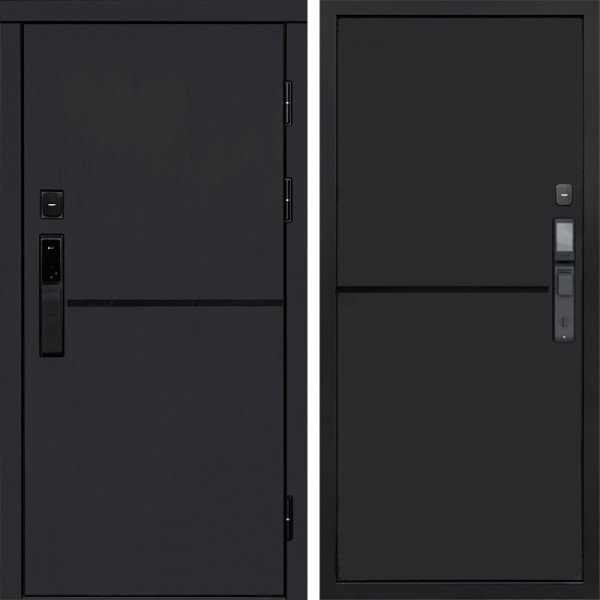 Входная дверь Termo-Door Смарт Тренд Black - Нео Black