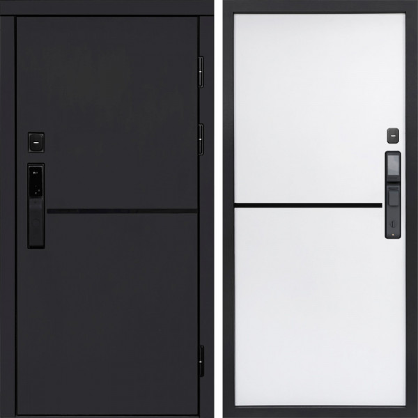 Входная дверь Termo-Door Смарт Тренд Black - Нео White