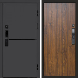 Входная дверь Termo-Door Смарт Тренд Графит - Flat Дуб