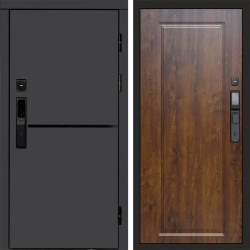 Входная дверь Termo-Door Смарт Тренд Графит - Гранд Дуб