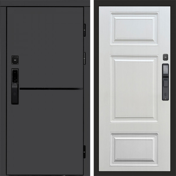 Входная дверь Termo-Door Смарт Тренд Графит - Лион Лиственница