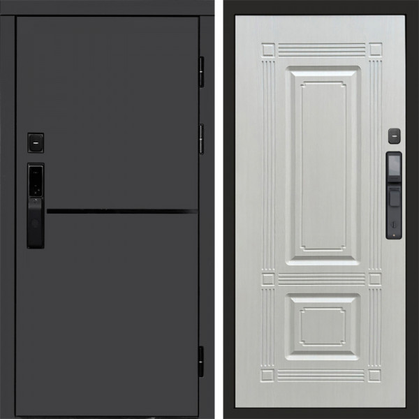 Входная дверь Termo-Door Смарт Тренд Графит - Мадрид Лиственница