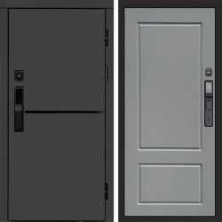 Входная дверь Termo-Door Смарт Тренд Графит - Марсель Grey софт