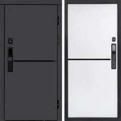 Входная дверь Termo-Door Смарт Тренд Графит - Нео White