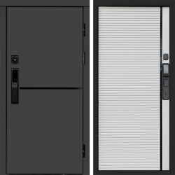 Входная дверь Termo-Door Смарт Тренд Графит - Porte white