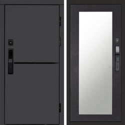 Входная дверь Termo-Door Смарт Тренд Графит - Зеркало Триумф венге
