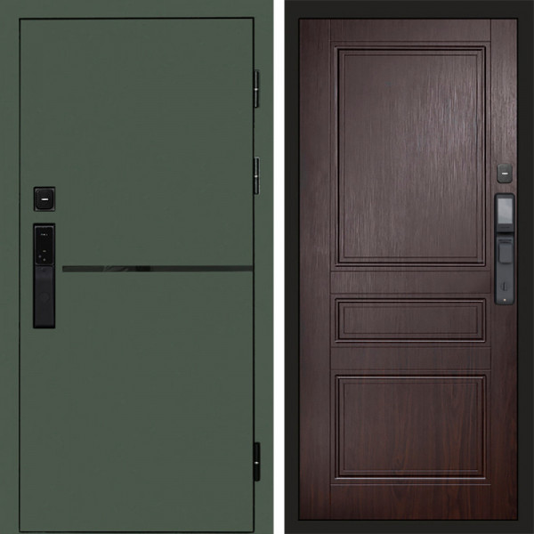Входная дверь Termo-Door Смарт Тренд Green - Классика венге