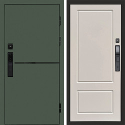 Входная дверь Termo-Door Смарт Тренд Green - Марсель Слоновая кость