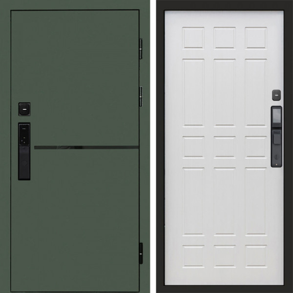 Входная дверь Termo-Door Смарт Тренд Green - Спарта лиственница