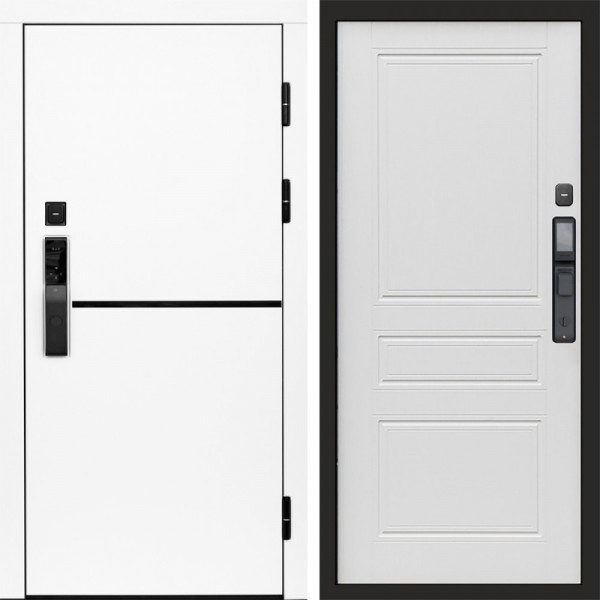 Входная дверь Termo-Door Смарт Тренд White - Классика лиственница