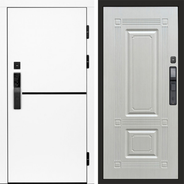 Входная дверь Termo-Door Смарт Тренд White - Мадрид Лиственница