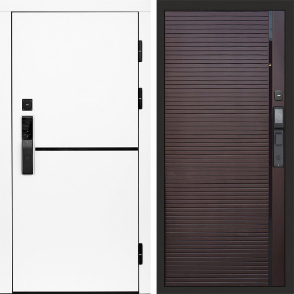 Входная дверь Termo-Door Смарт Тренд White - Porte Шоколад