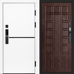 Входная дверь Termo-Door Смарт Тренд White - Престиж венге