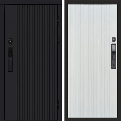 Входная дверь Termo-Door Смарт Твист Black - Flat Белый софт