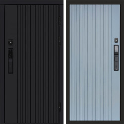 Входная дверь Termo-Door Смарт Твист Black - Flat Grey софт