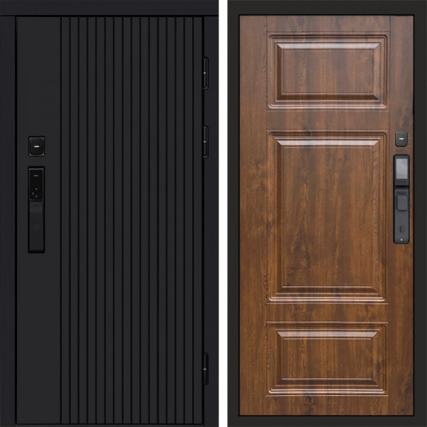 Входная дверь Termo-Door Смарт Твист Black - Лион Дуб