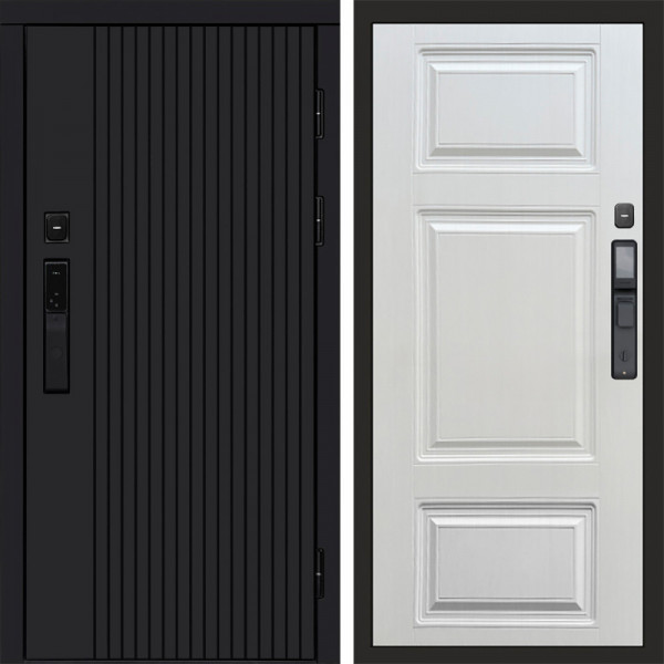 Входная дверь Termo-Door Смарт Твист Black - Лион Лиственница