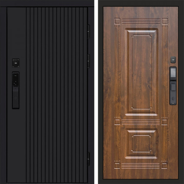 Входная дверь Termo-Door Смарт Твист Black - Мадрид Дуб
