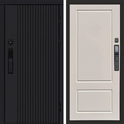 Входная дверь Termo-Door Смарт Твист Black - Марсель Слоновая кость