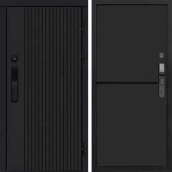 Входная дверь Termo-Door Смарт Твист Black - Нео Black