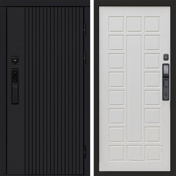 Входная дверь Termo-Door Смарт Твист Black - Престиж бежевый матовый