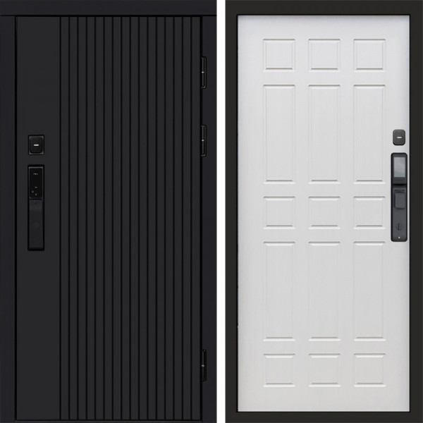 Входная дверь Termo-Door Смарт Твист Black - Спарта лиственница