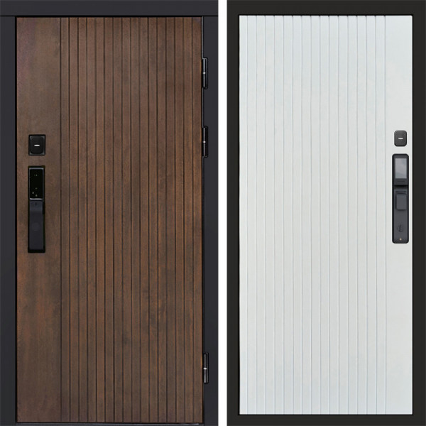 Входная дверь Termo-Door Смарт Твист Ультра - Flat Белый софт
